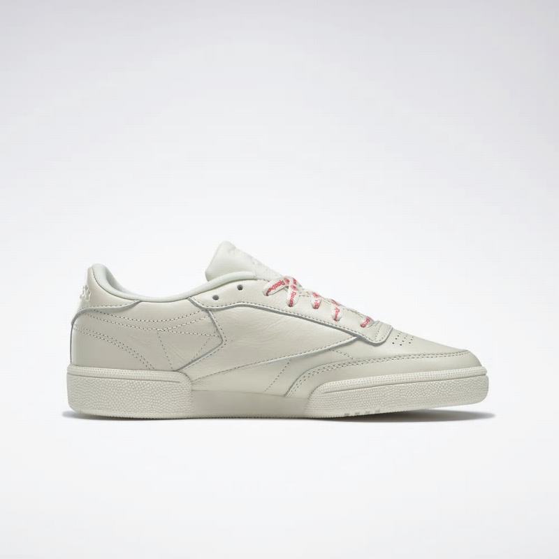 Reebok Club C 85 Tenisky Damske - Biele/Svetlo Ruzove AD8414JL